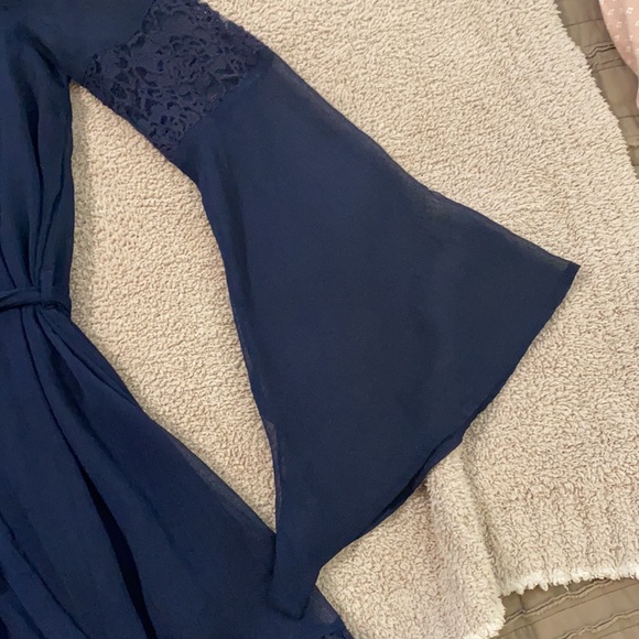 Navy Boho Dress M - Picture 6 of 6